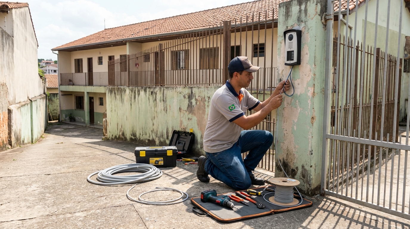 Instalação de Porteiro Eletrônico em Ponta Grossa‑PR