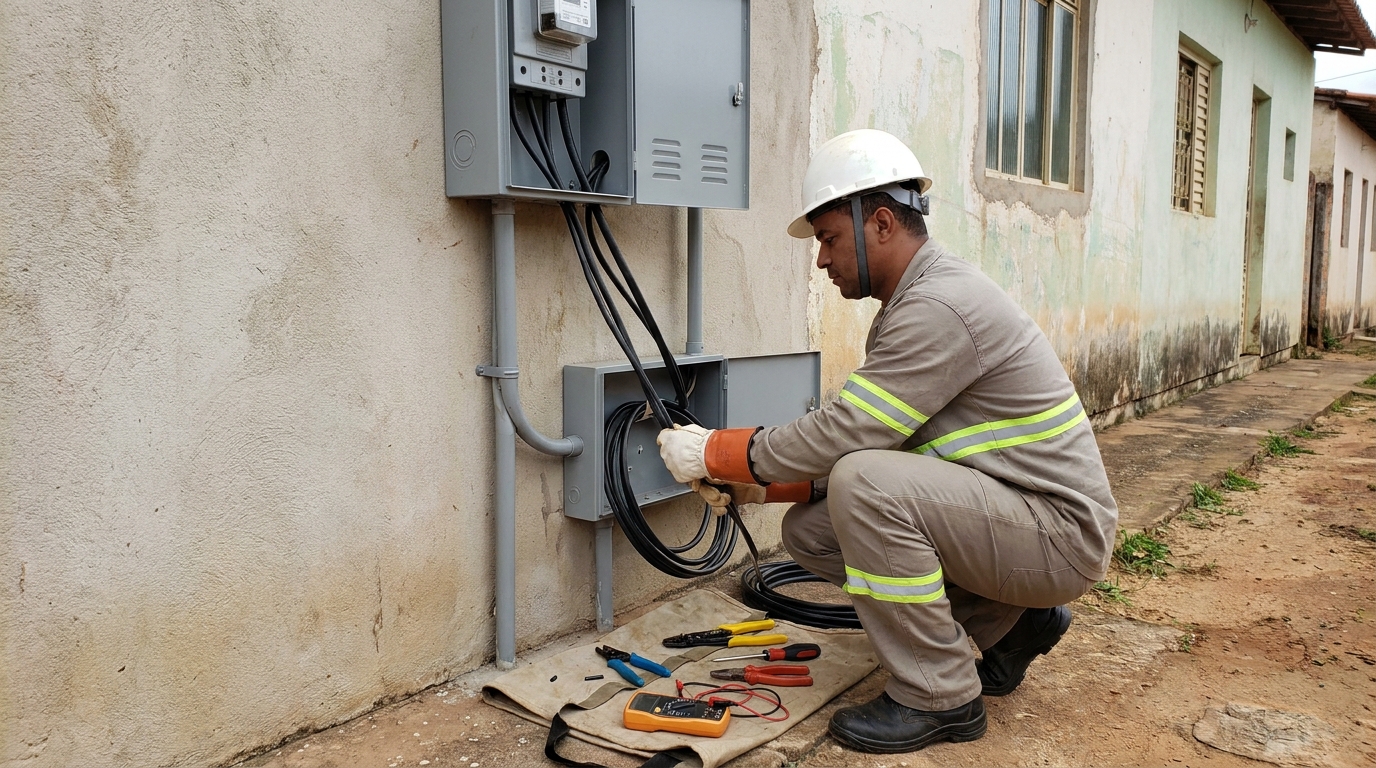 Regularização de Entrada de Energia em Ponta Grossa‑PR
