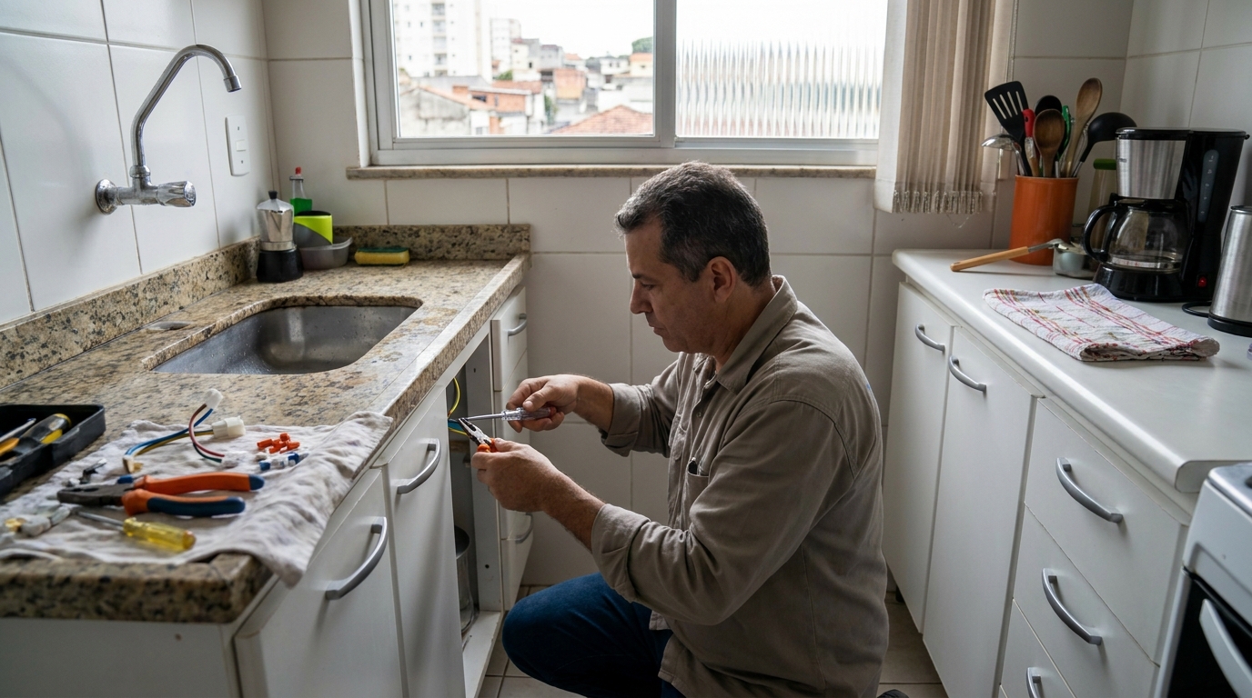 Troca de Torneira Elétrica em Ponta Grossa‑PR